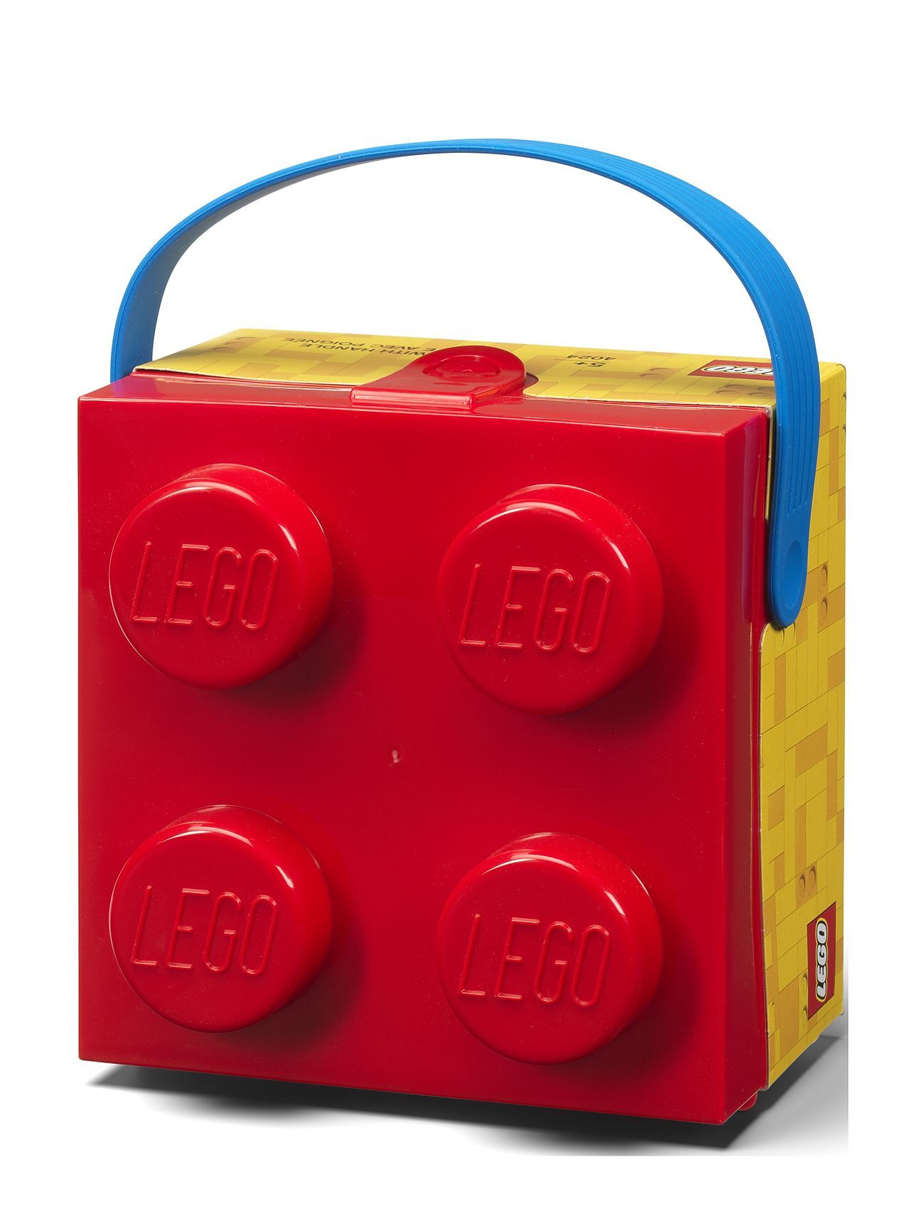 Lego Box W. Handle - Classic Home Kids Decor Storage Rød LEGO STORAGE