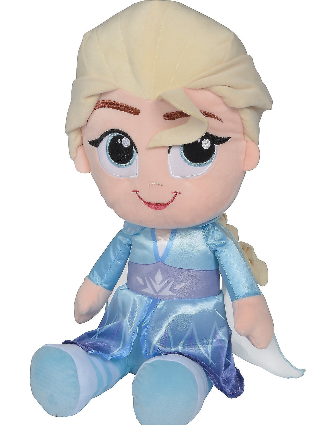 Disney Frozen 2 - Chunky Elsa, 43Cm Toys Soft Toys Stuffed Toys Blå Disney