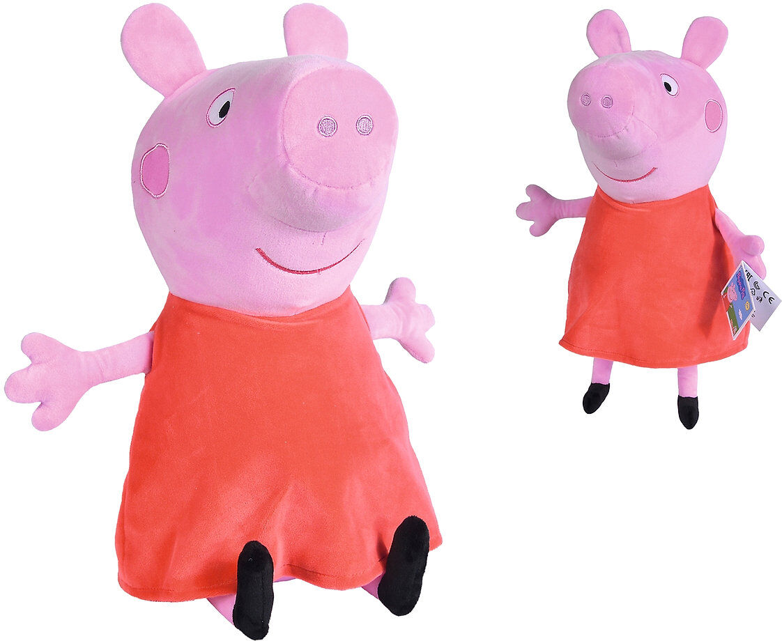 Peppa Pig Plush Peppa, 33Cm Toys Soft Toys Stuffed Animals Rosa Peppa Pig