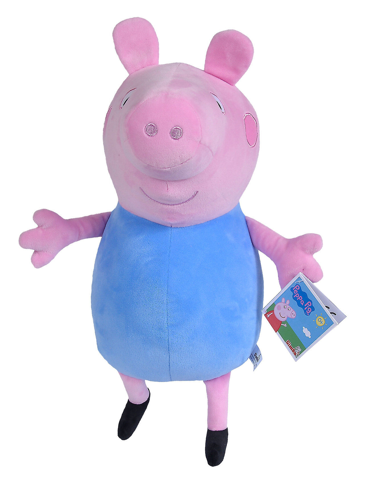 Peppa Pig Plush George, 31Cm Toys Soft Toys Stuffed Animals Blå Peppa Pig