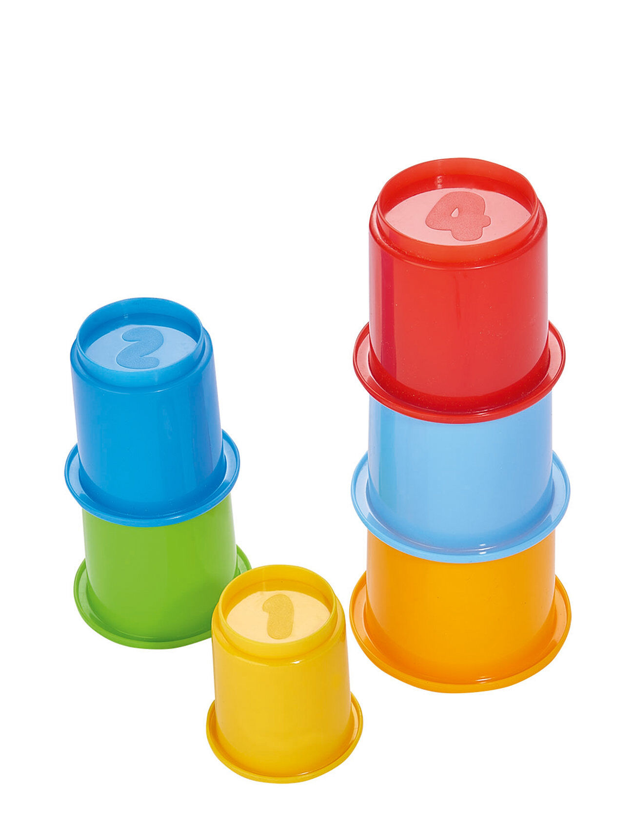 Simba Toys Abc - Stacking Cups Toys Baby Toys Educational Toys Stackable Blocks Multi/mønstret Simba Toys