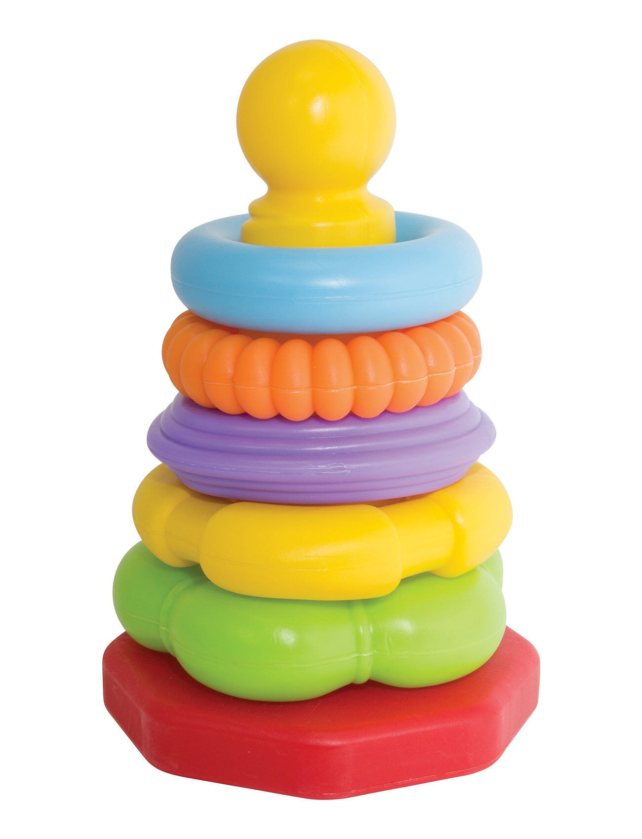 Simba Toys Abc - Stacking Ring Pyramid Toys Baby Toys Stackable Blocks Multi/mønstret Simba Toys