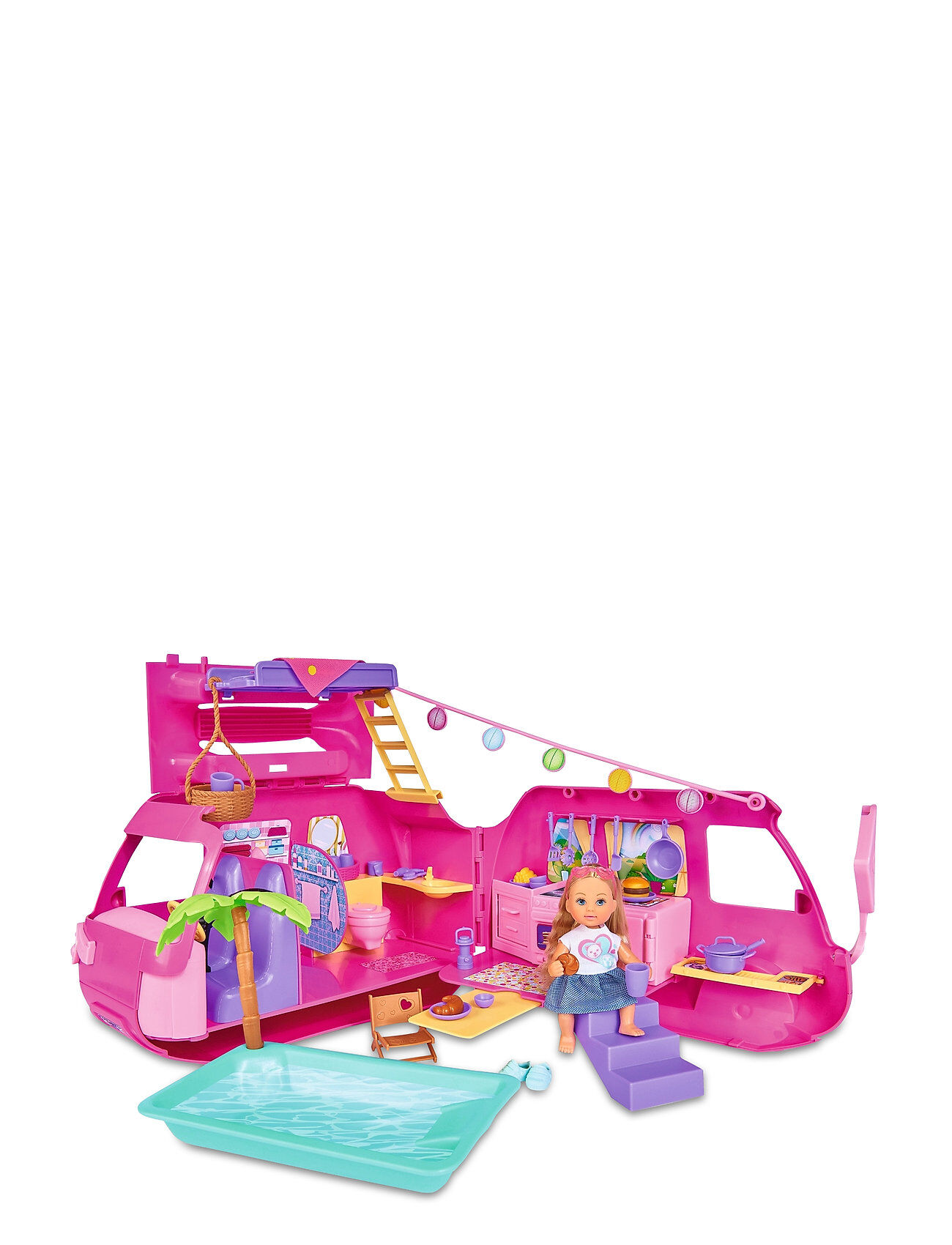 Simba Toys Evi Love - Holiday Camper Toys Dolls & Accessories Dolls Rosa Simba Toys