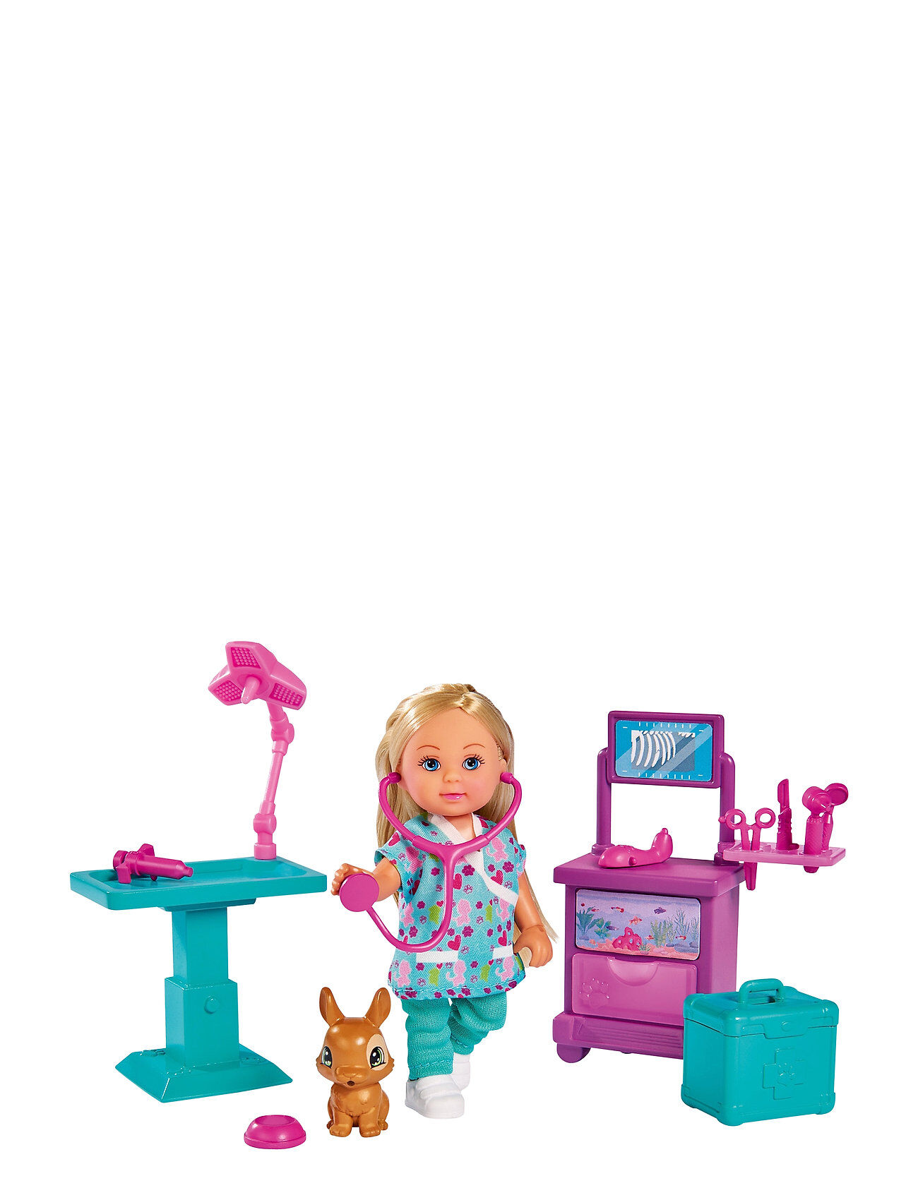 Simba Toys Evi Love - Doctor Evi Clinik Toys Dolls & Accessories Dolls Multi/mønstret Simba Toys