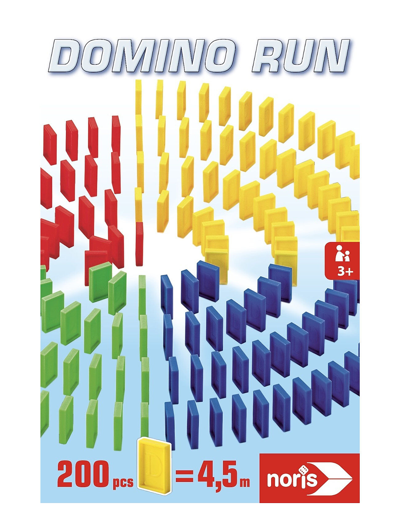 Simba Toys Domino Run 200 Bricks Toys Puzzles And Games Games Multi/mønstret Simba Toys