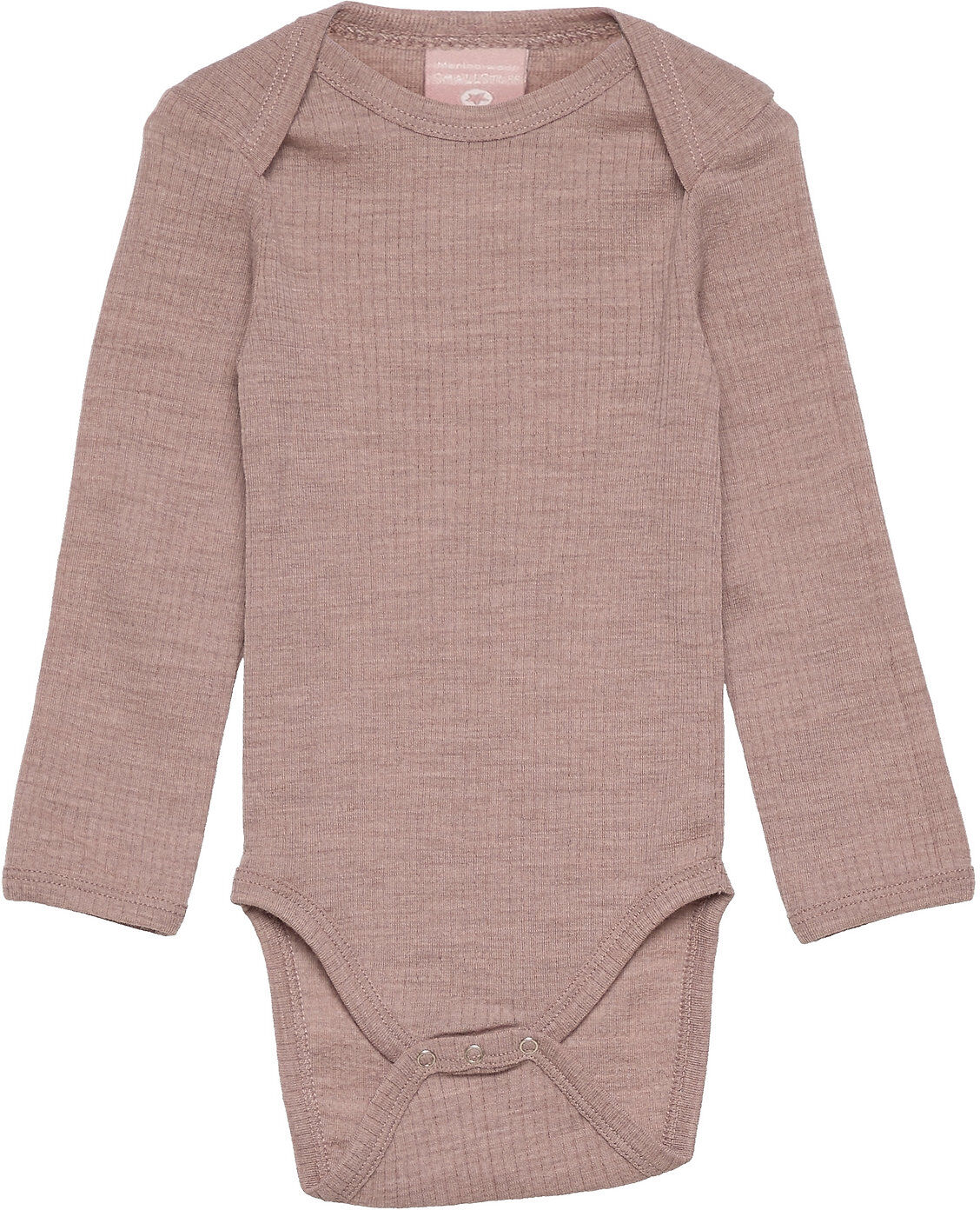 Smallstuff Body Ls Bodies Long-sleeved Brun Smallstuff