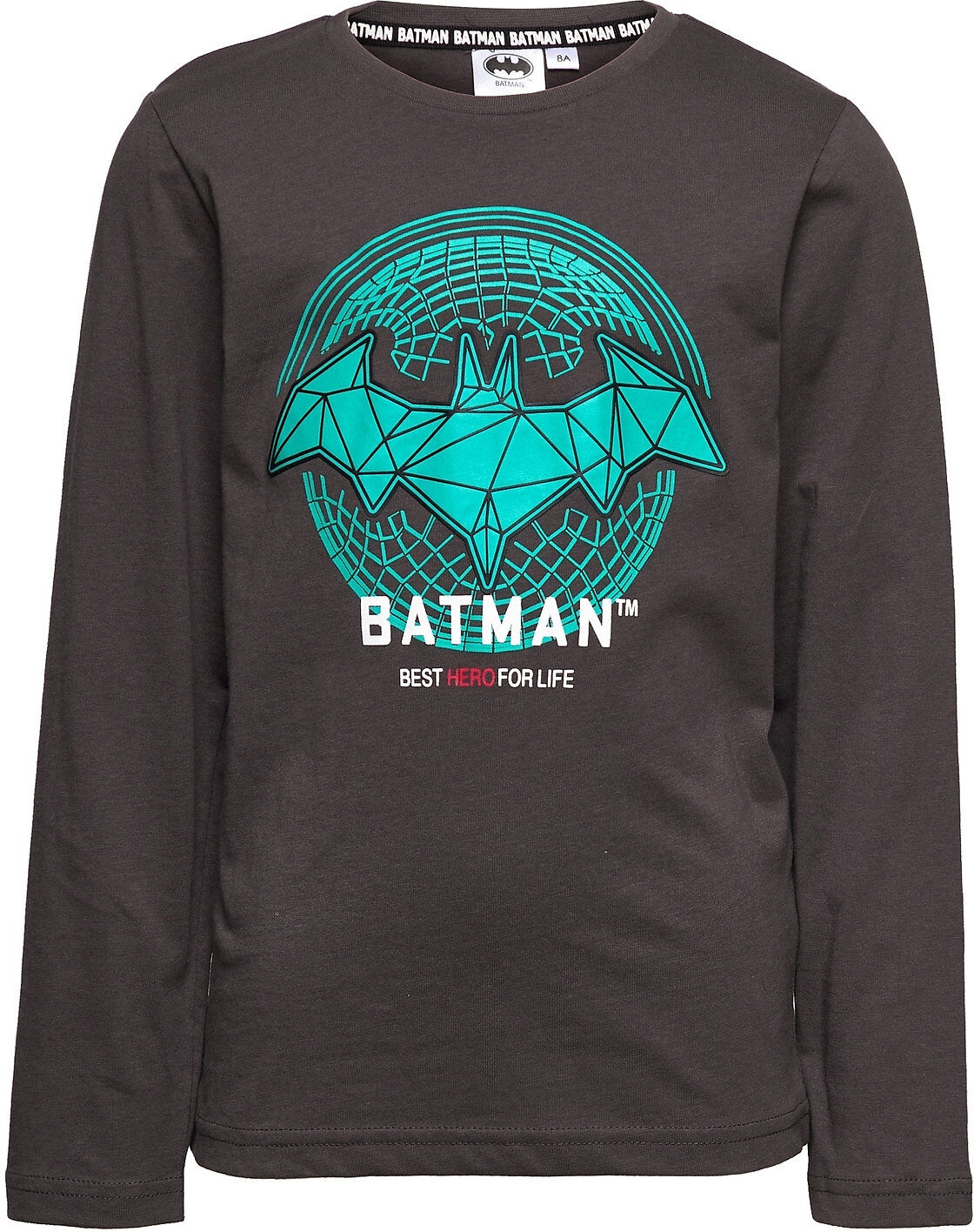 Batman Tshirt T-shirts Long-sleeved T-shirts Grå Batman