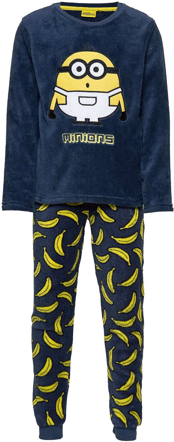 Minions Pyjama Pyjamas Sett Blå Minions