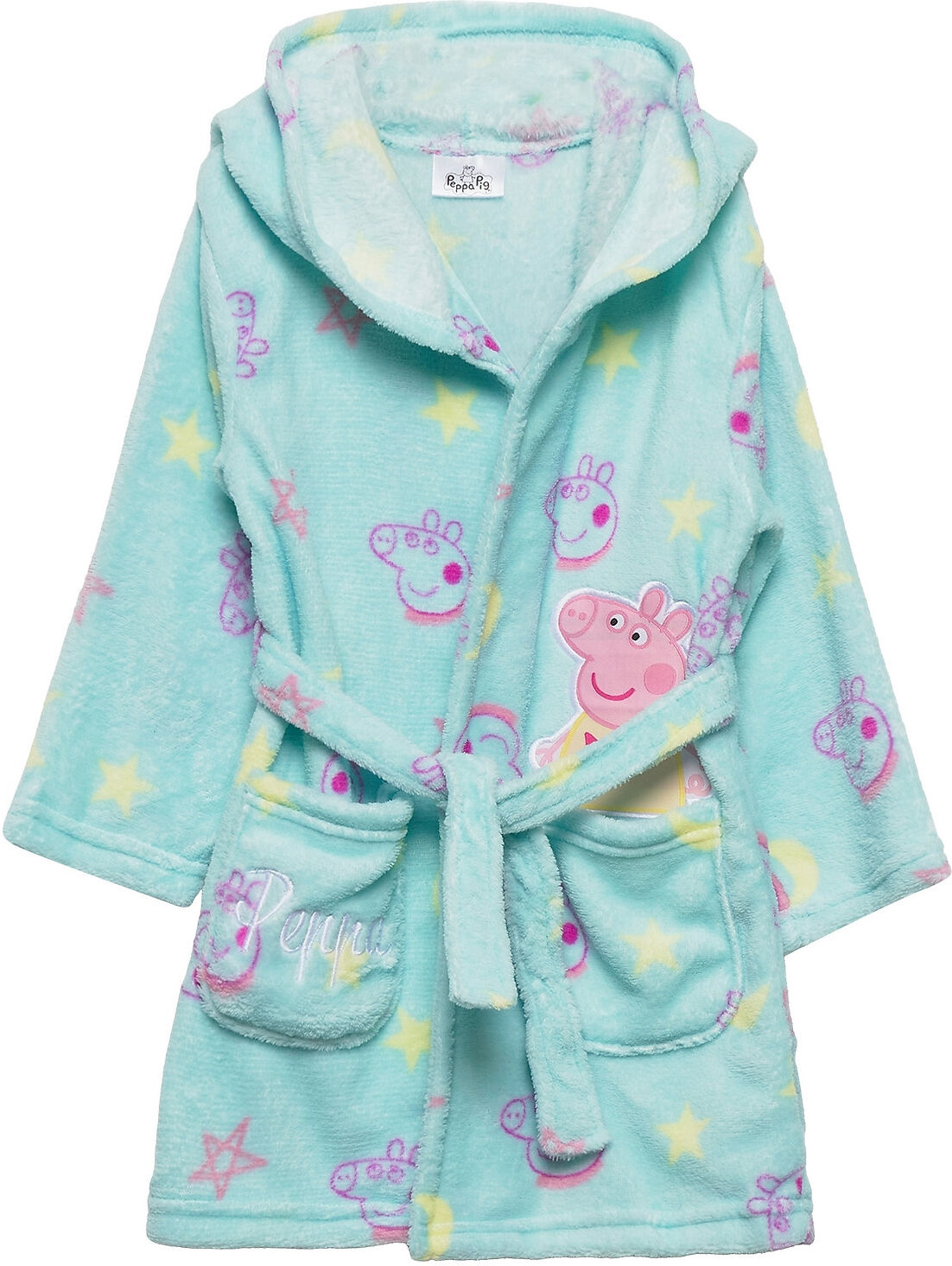 Peppa Pig Dressing Gown Morgenkåpe Badekåpe Grønn Peppa Pig