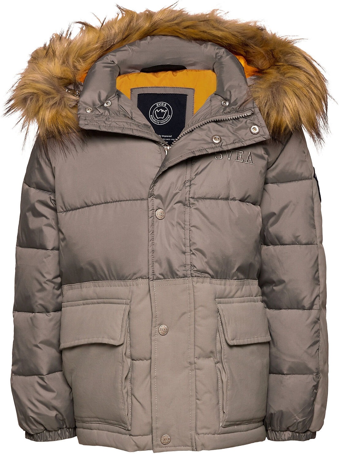 Svea K. Short Padded Parka Parkas Jakke Beige Svea