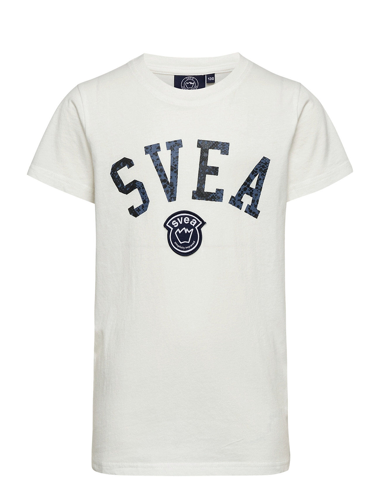 Svea K. Playful Logo Tee T-shirts Short-sleeved Hvit Svea