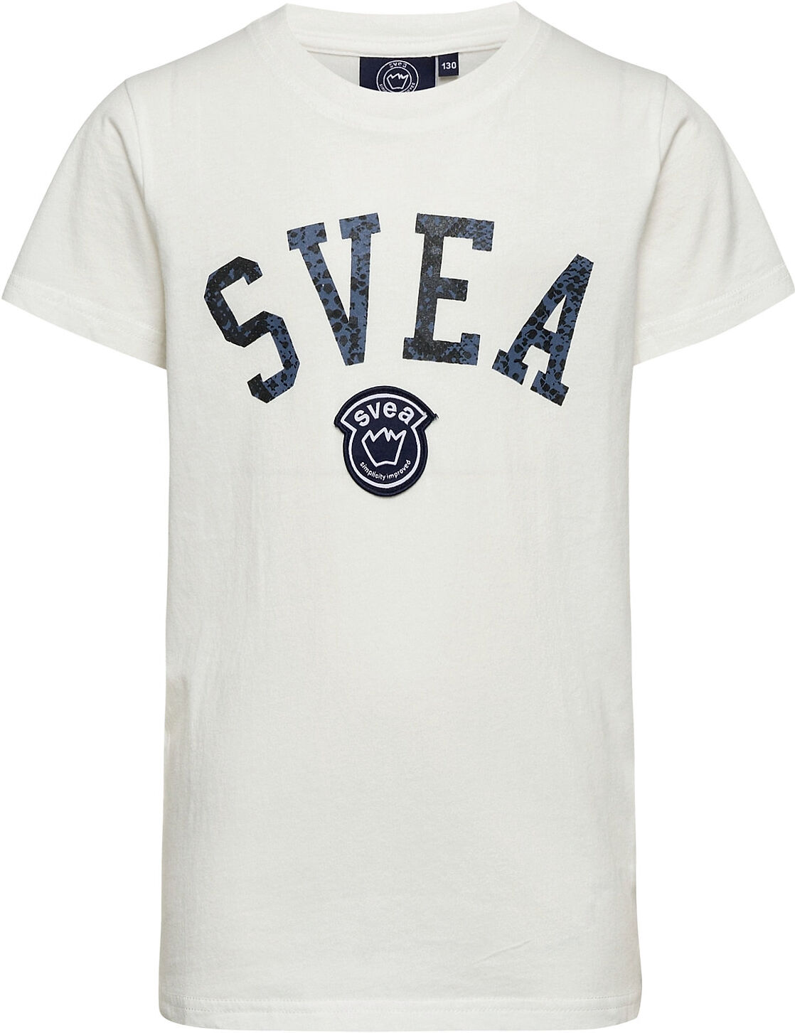 Svea K. Playful Logo Tee T-shirts Short-sleeved Hvit Svea