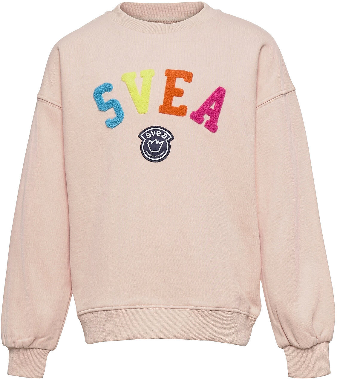 Svea K. Logo Crew Sweat Sweat-shirt Genser Rosa Svea