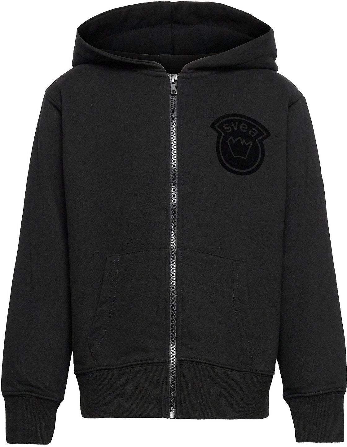 Svea K. Dallas Zip Hood Hettegenser Genser Svart Svea