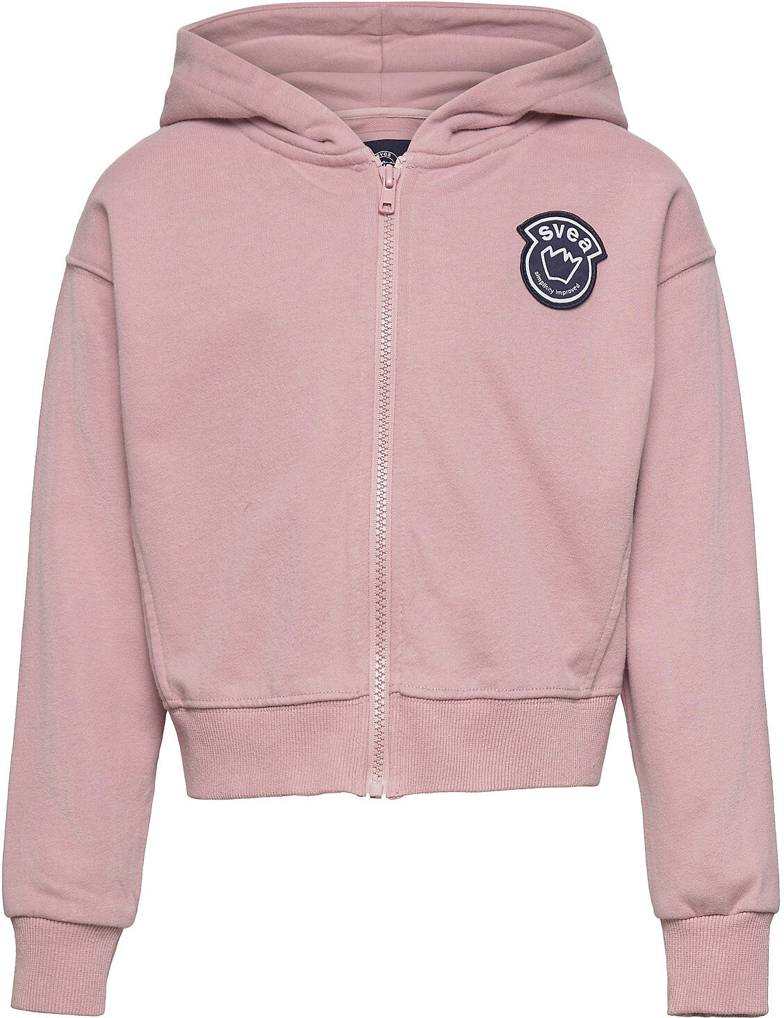 Svea K. Malaga Zip Hood Hettegenser Genser Rosa Svea