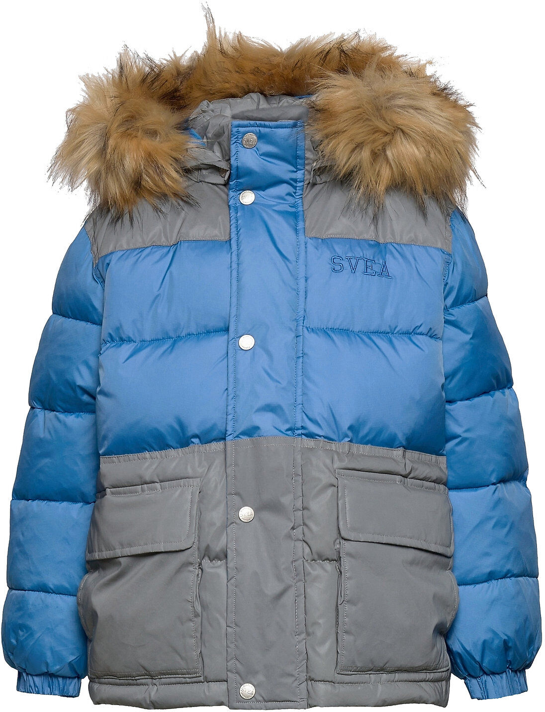 Svea K. Contrast Padded Parka Fôret Jakke Blå Svea