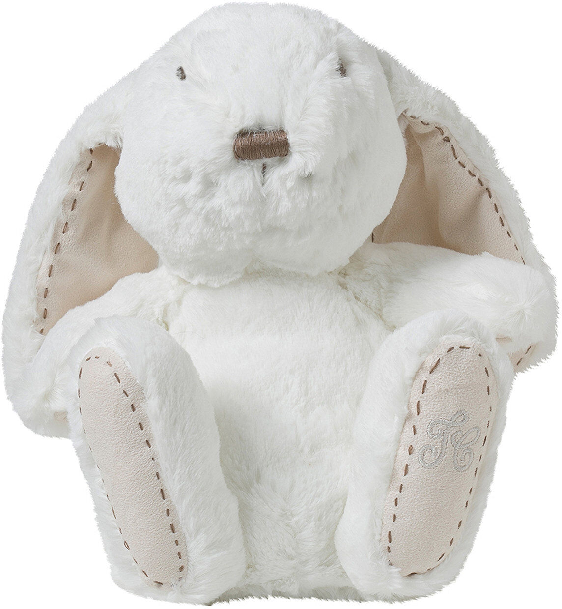 Tartine et Chocolat Augustin The Rabbit Soft-Toy 25 Cm Toys Soft Toys Stuffed Animals Hvit Tartine Et Chocolat