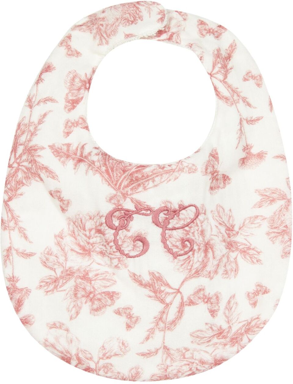 Tartine et Chocolat Toile De Jouy Bib S1 Baby & Maternity Care & Hygiene Dry Bibs Rosa Tartine Et Chocolat