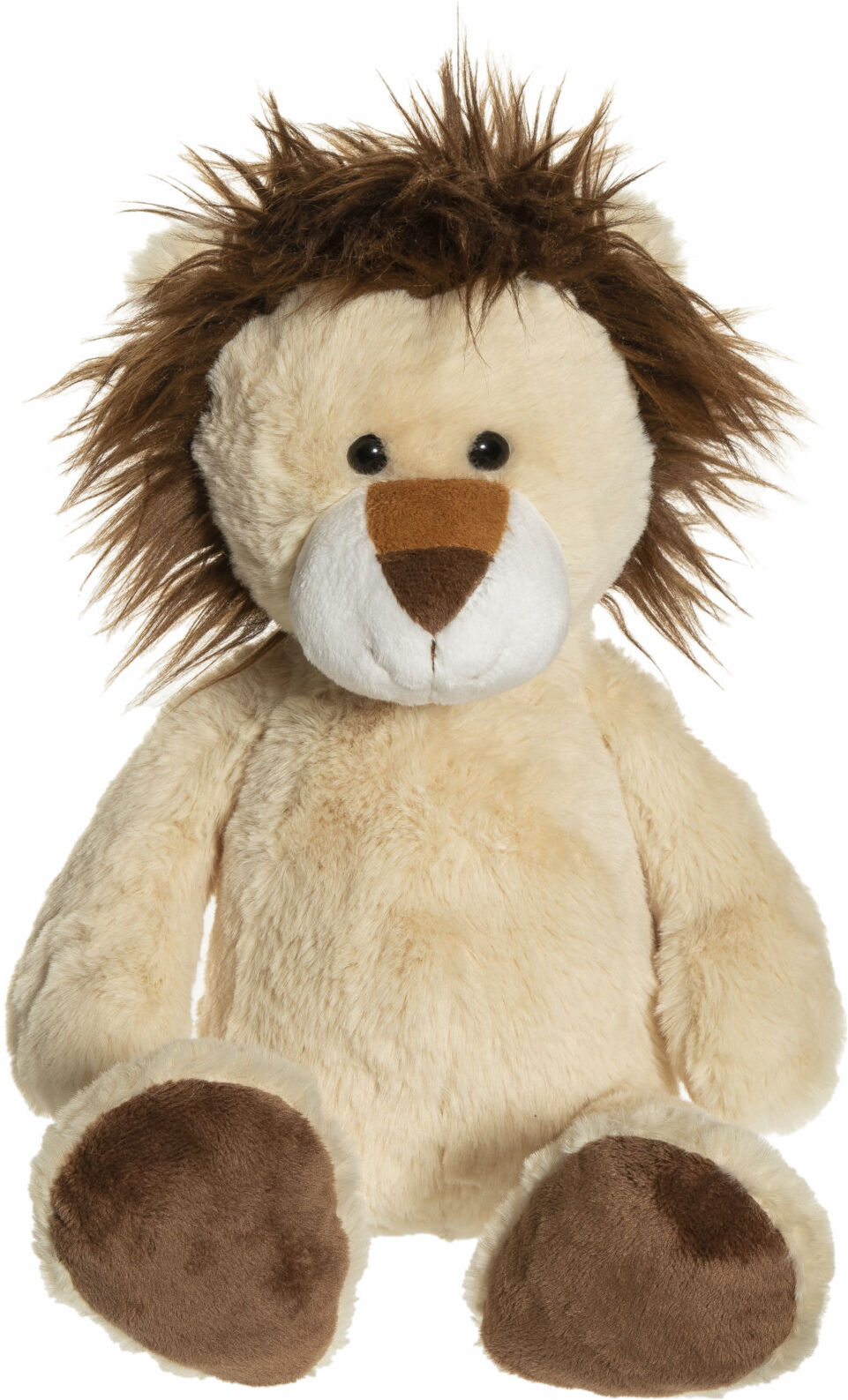 Teddykompaniet Teddy Wild Lion Toys Soft Toys Stuffed Animals Beige Teddykompaniet