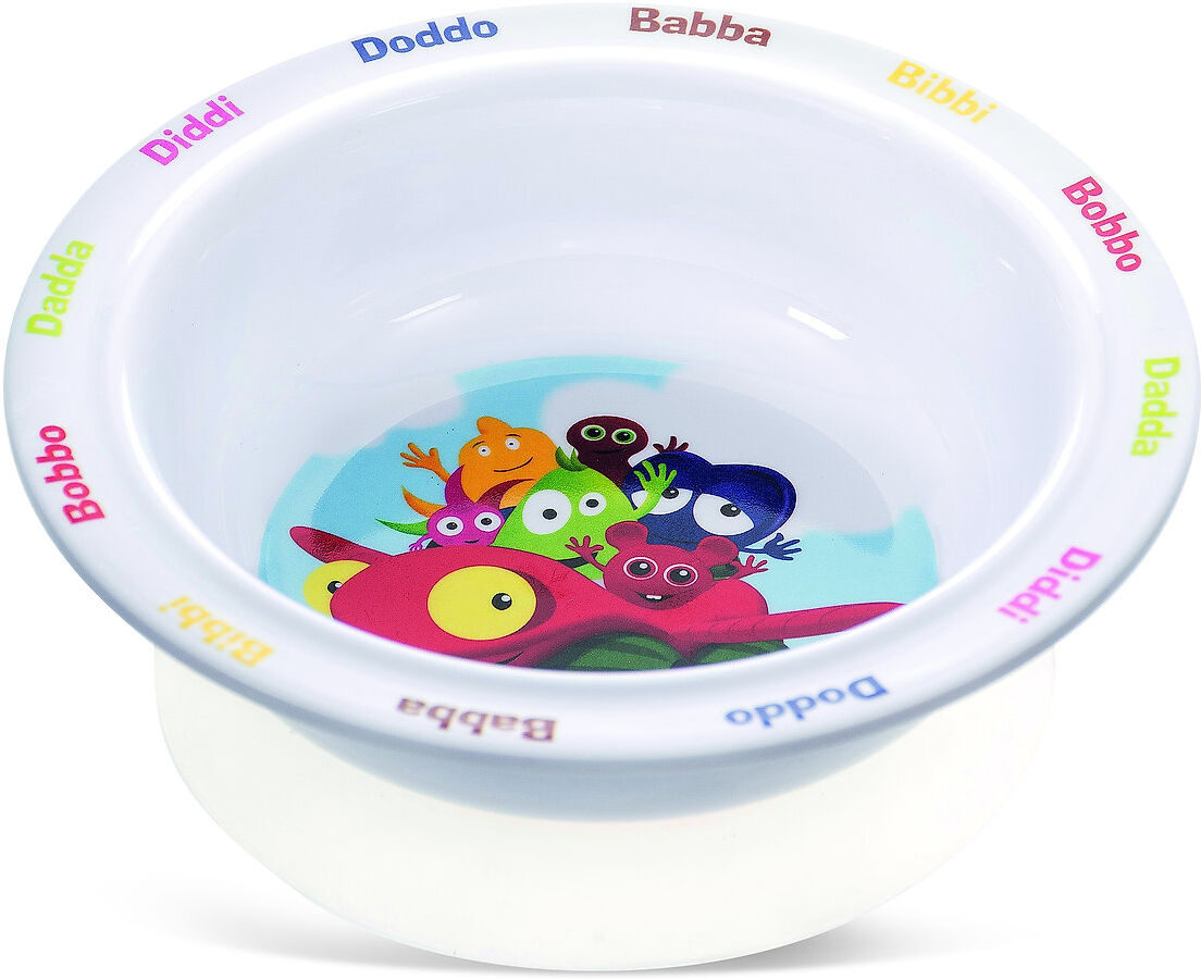 Babblarna- Bowl With Suction Pad Home Meal Time Plates & Bowls Bowls Hvit Babblarna