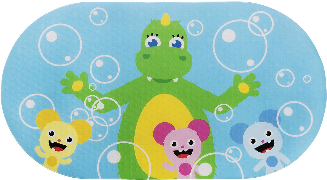 Bolibompa Dragon Bathmat Home Bath Time Bathroom Mats Blå Bolibompa