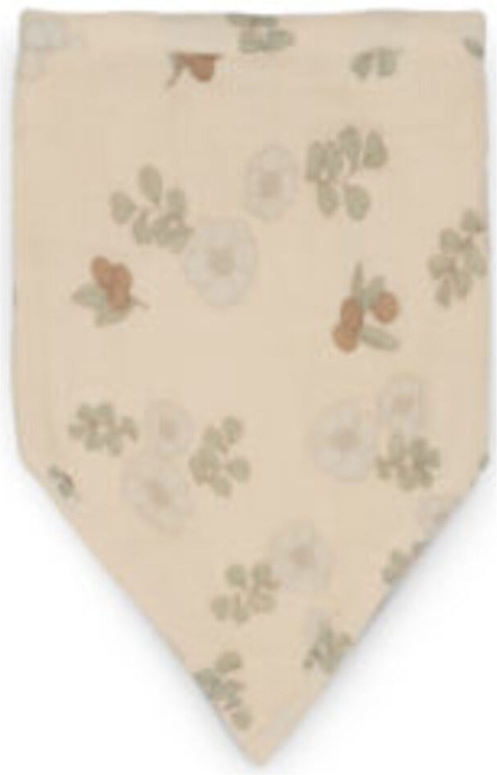 That's Write Bandana Bib - Flowers And Berries Baby & Maternity Care & Hygiene Dry Bibs Beige That's Mine