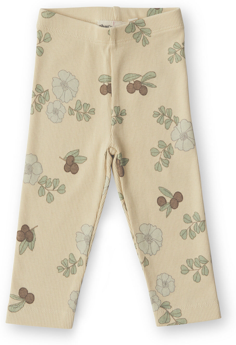 That's Write Cocotte Leggings 56Cm - 1M Flowers And Berries Leggings Multi/mønstret That's Mine