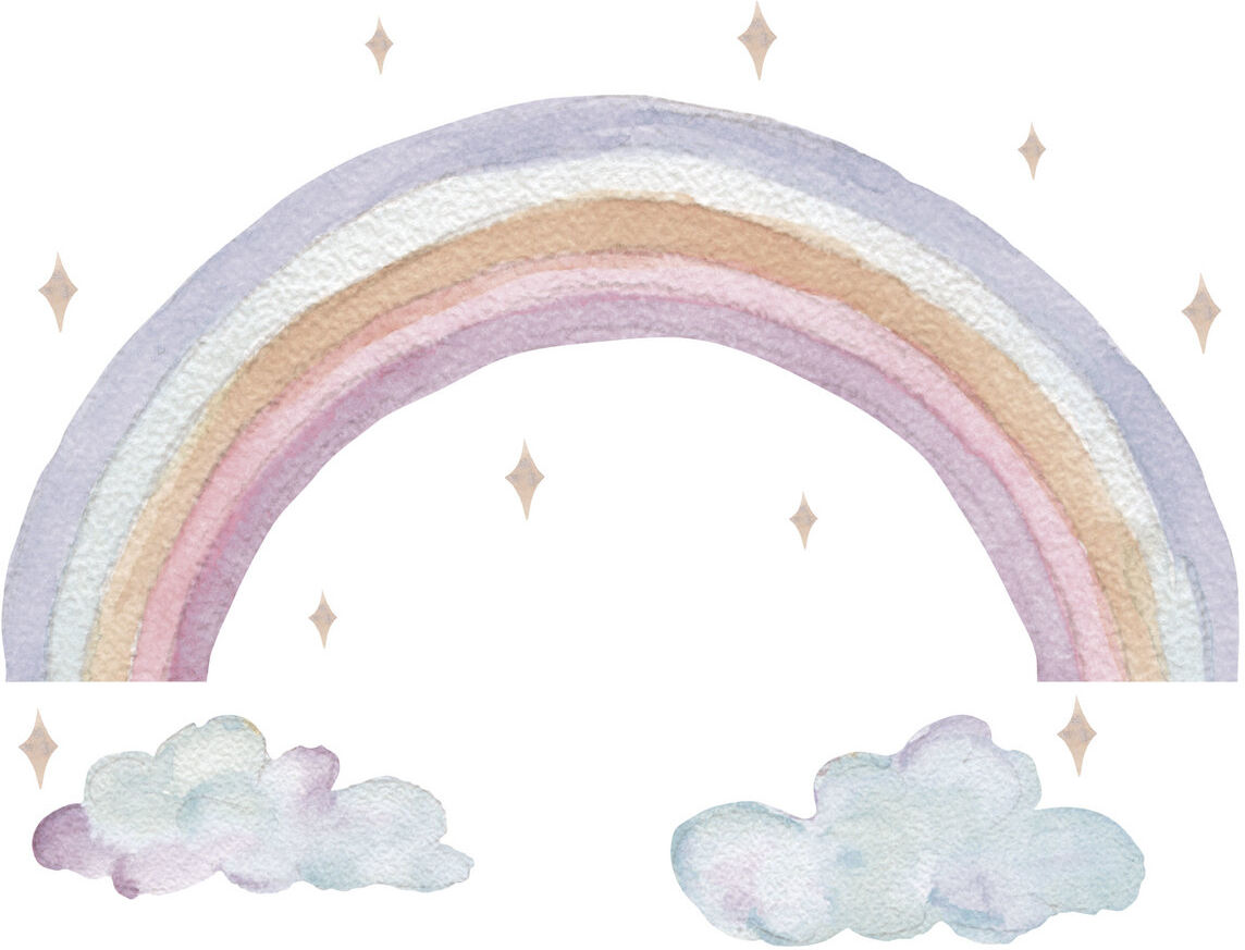 That's Write Wall Sticker Fairy Rainbow Home Kids Decor Wall Stickers Multi/mønstret That's Mine