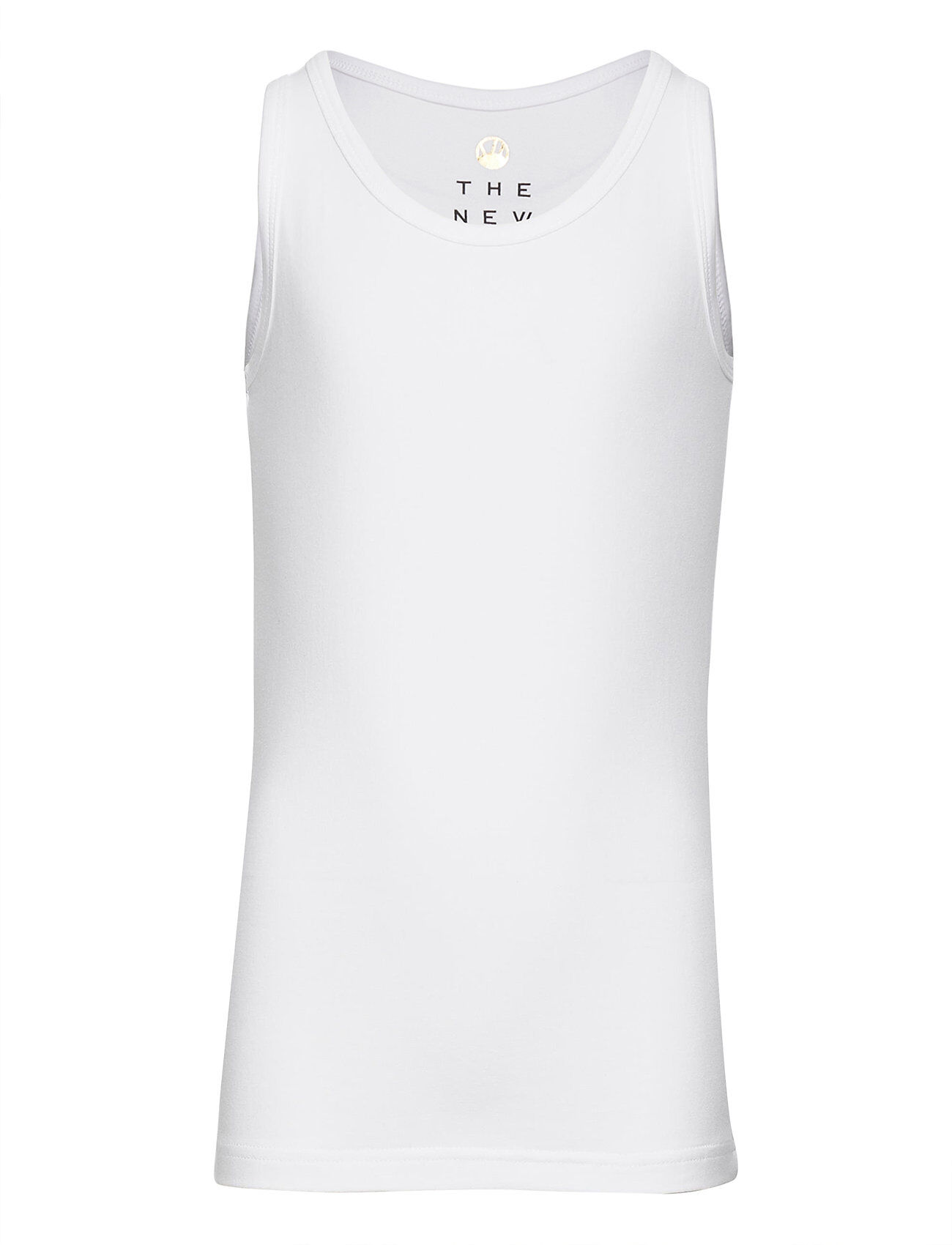 The New Tanktop Boy Organic Noos T-shirts Sleeveless Hvit The New