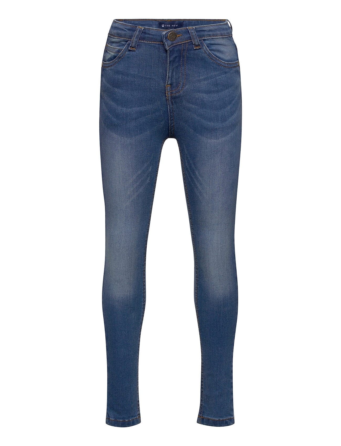 The New Oslo Super Slim Jeans Col. Med. Blue 845 Jeans Slim Jeans Blå The New