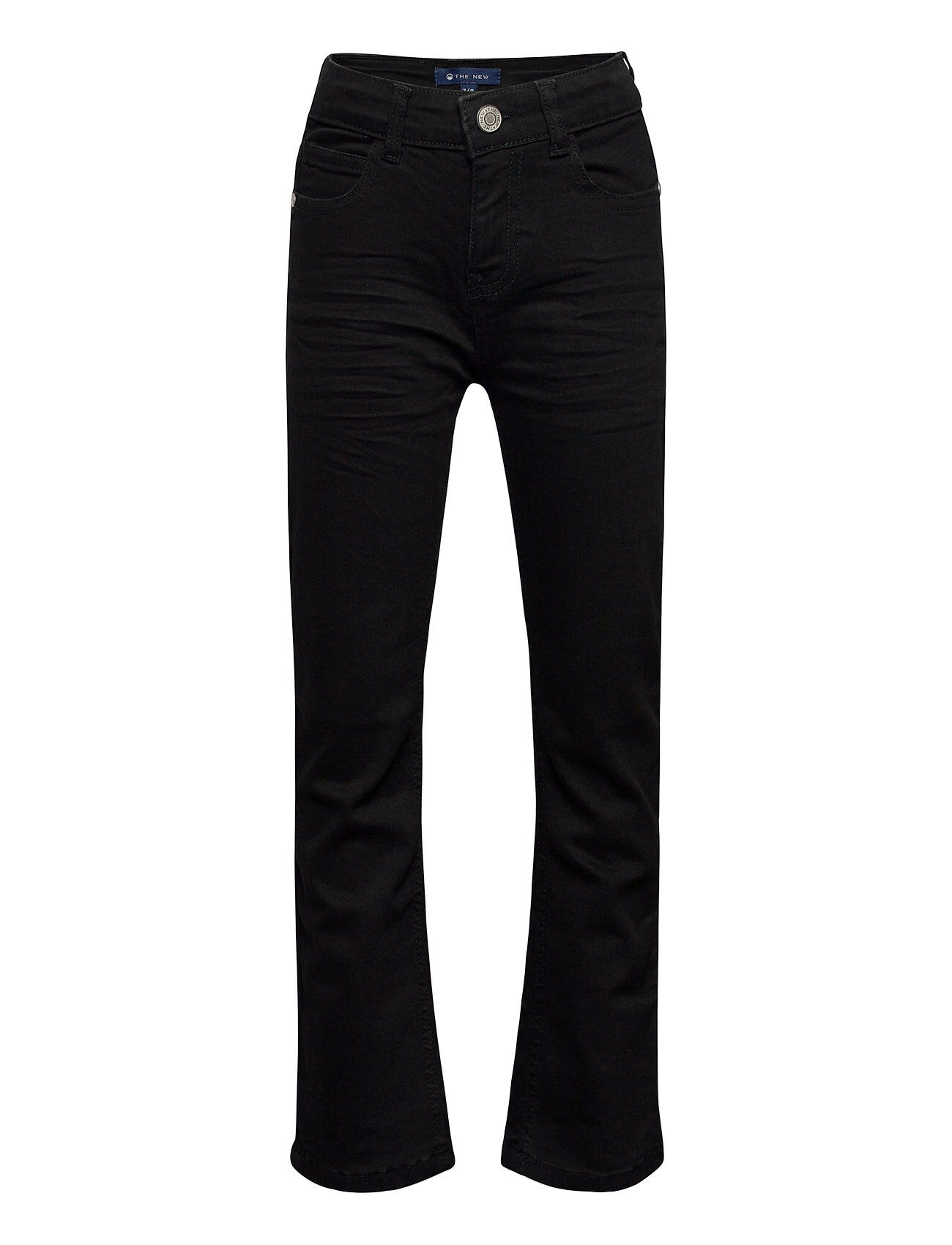 The New Stockholm Regular Jeans Col. Black Wash 990 Jeans Straight Jeans Svart The New