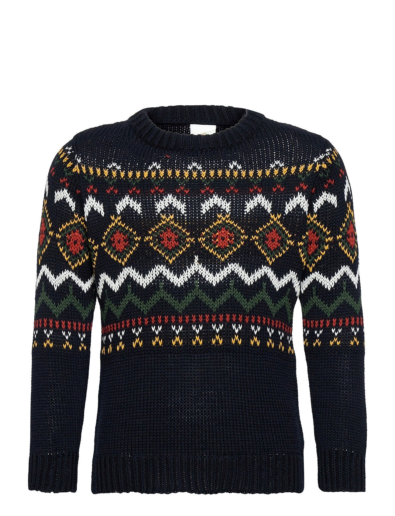 The New Tnvee Jaquard Knit Sweater Pullover Blå The New