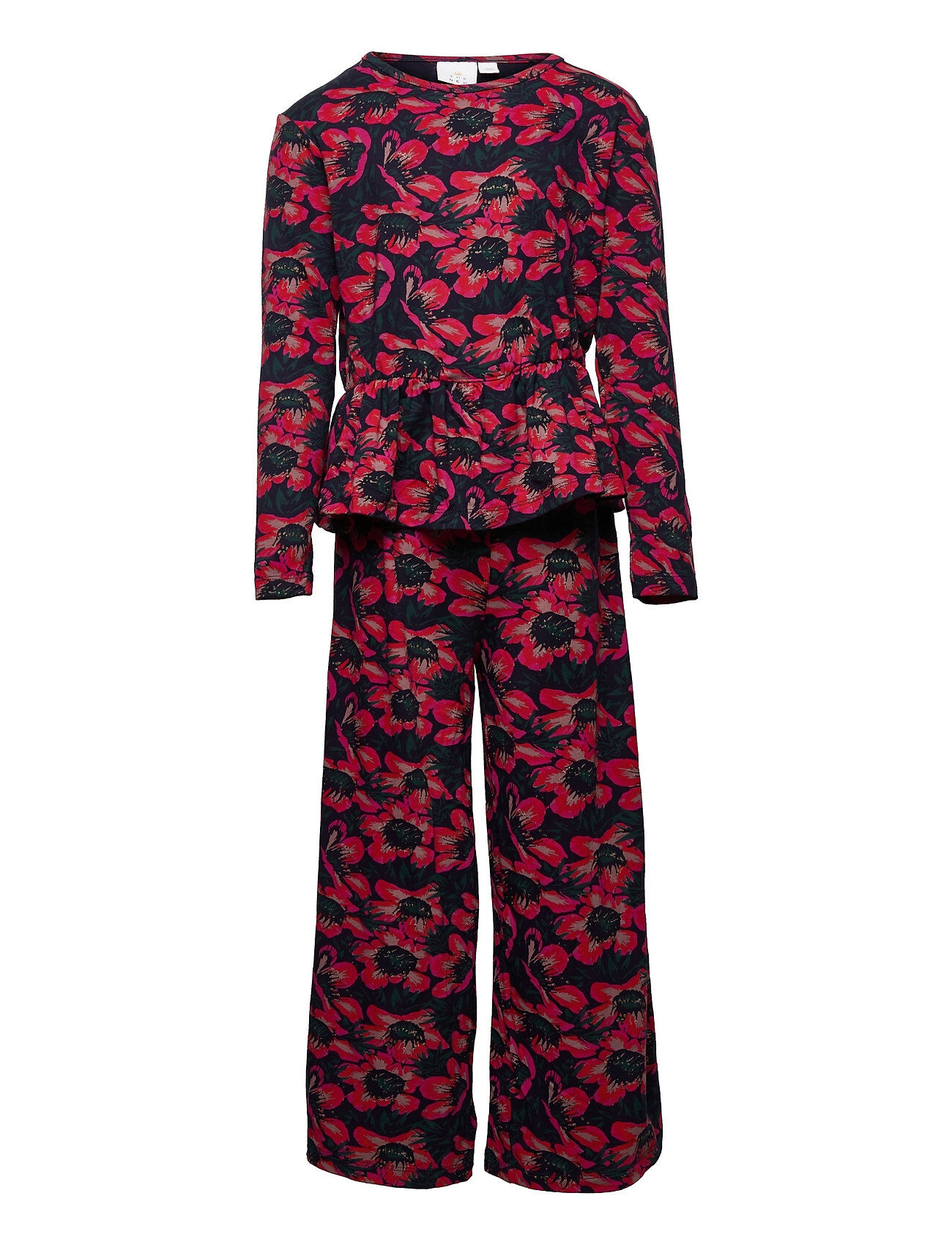 The New Tnagnes L_S Jumpsuit Jumpsuit Multi/mønstret The New