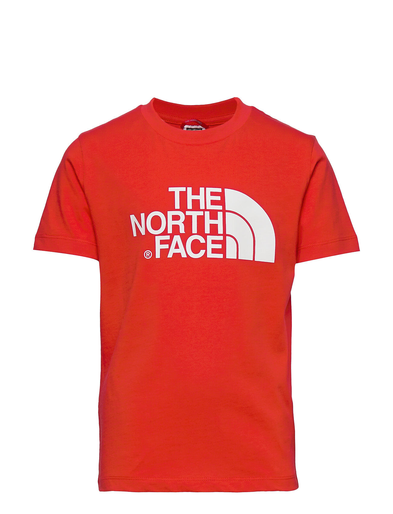 The North Face Y S/S Easy Tee T-shirts Short-sleeved Rød The North Face