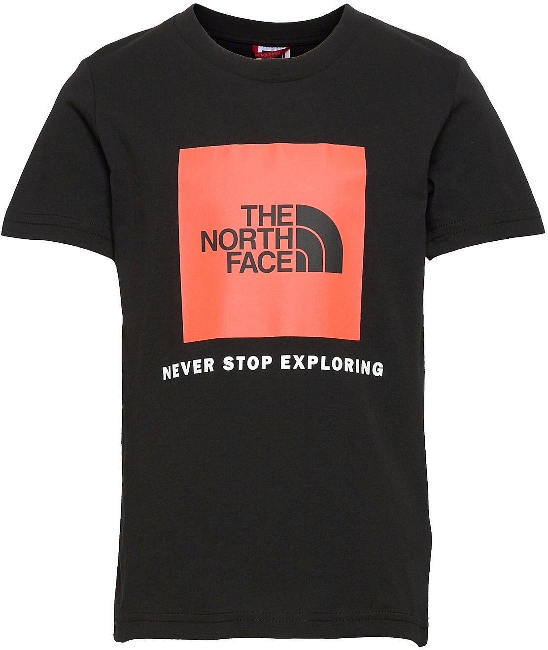 The North Face Y S/S Box Tee T-shirts Short-sleeved Svart The North Face