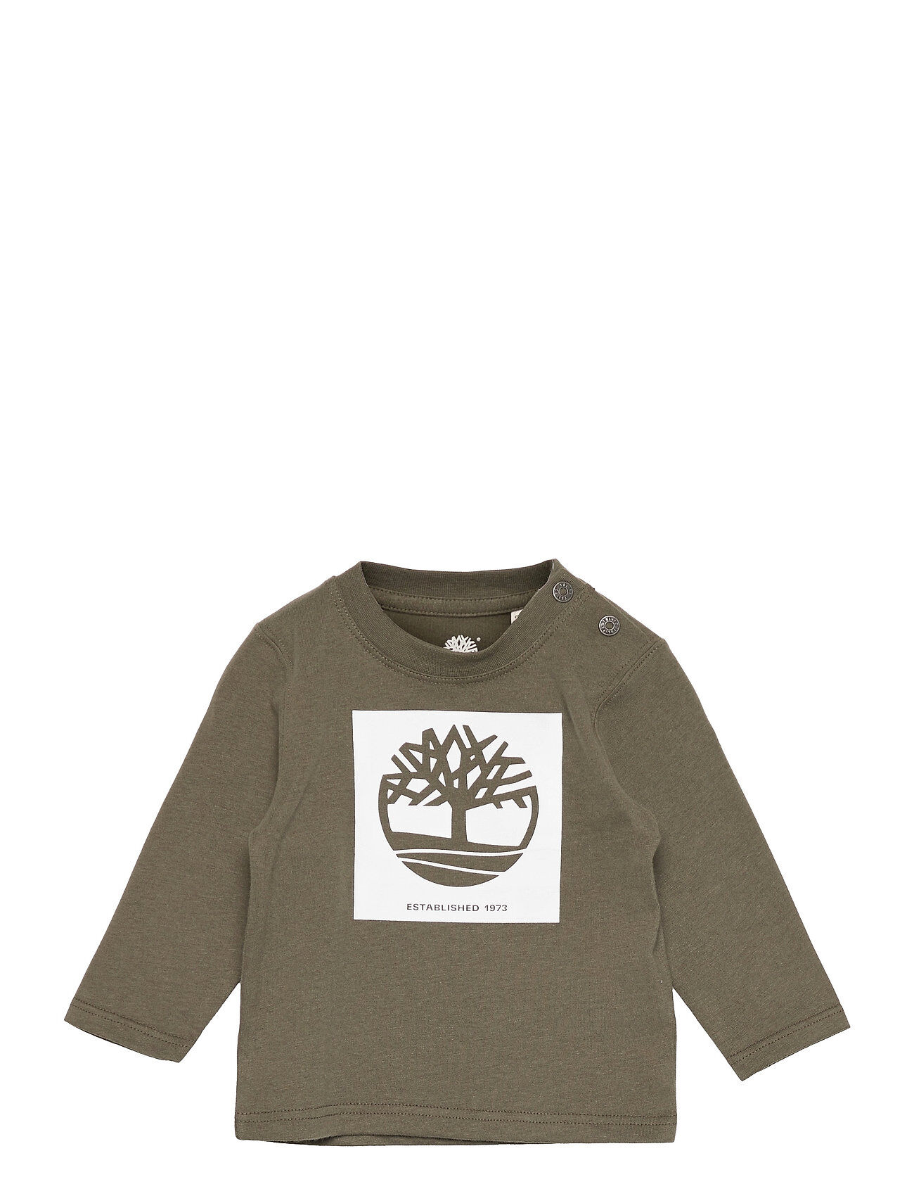 Timberland Long Sleeve T-Shirt T-shirts Long-sleeved T-shirts Grønn Timberland
