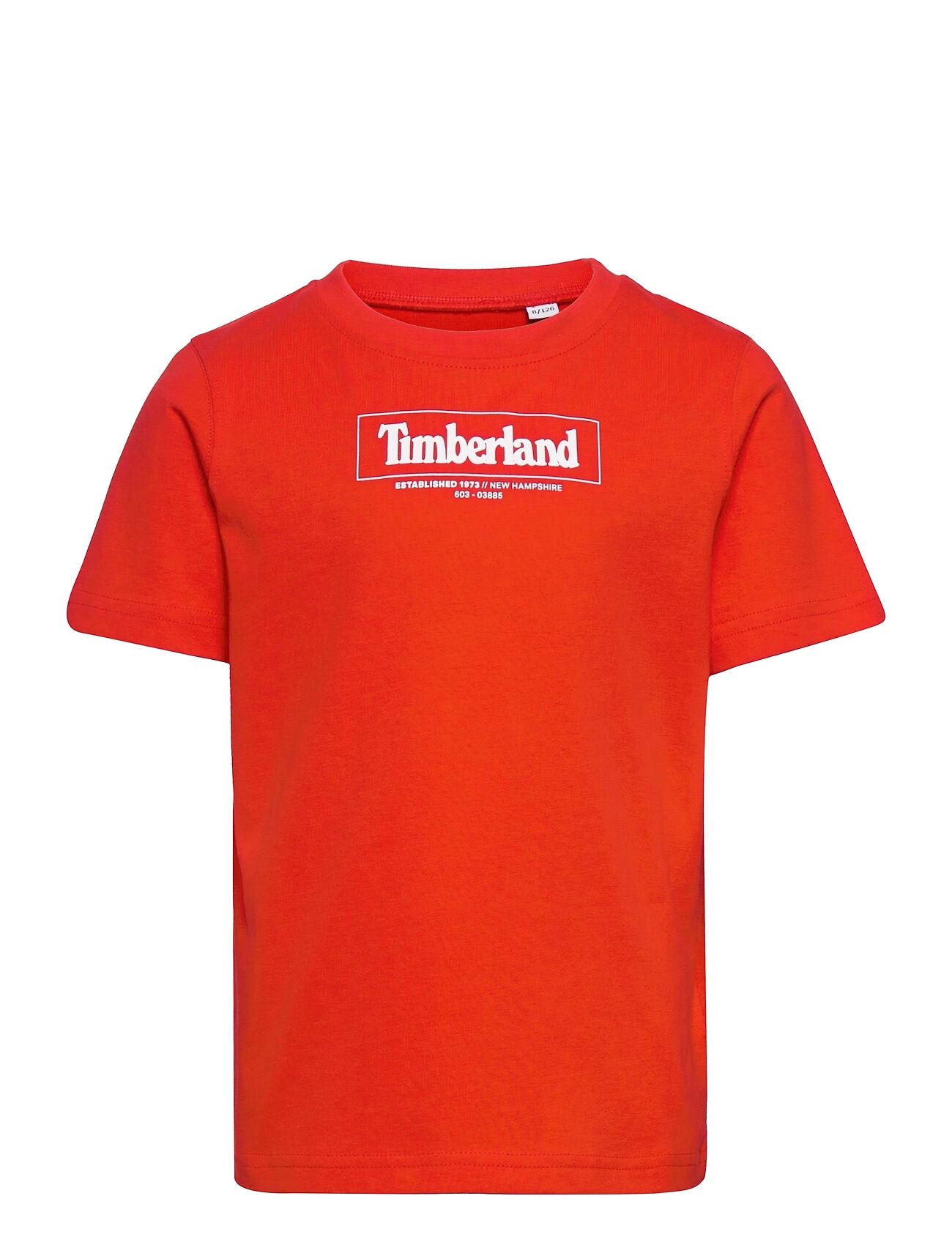 Timberland Short Sleeves Tee-Shirt T-shirts Short-sleeved Rød Timberland