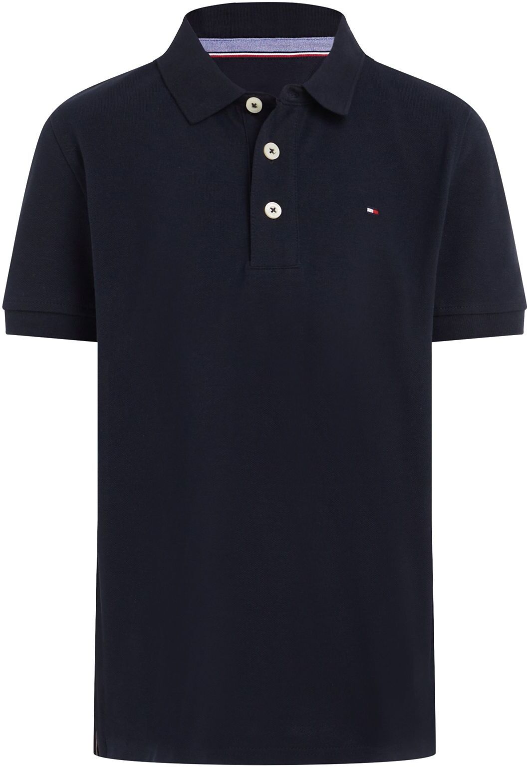 Tommy Hilfiger Boys Tommy Polo S/S T-shirts Polo Shirts Short-sleeved Polo Shirts Blå Tommy Hilfiger