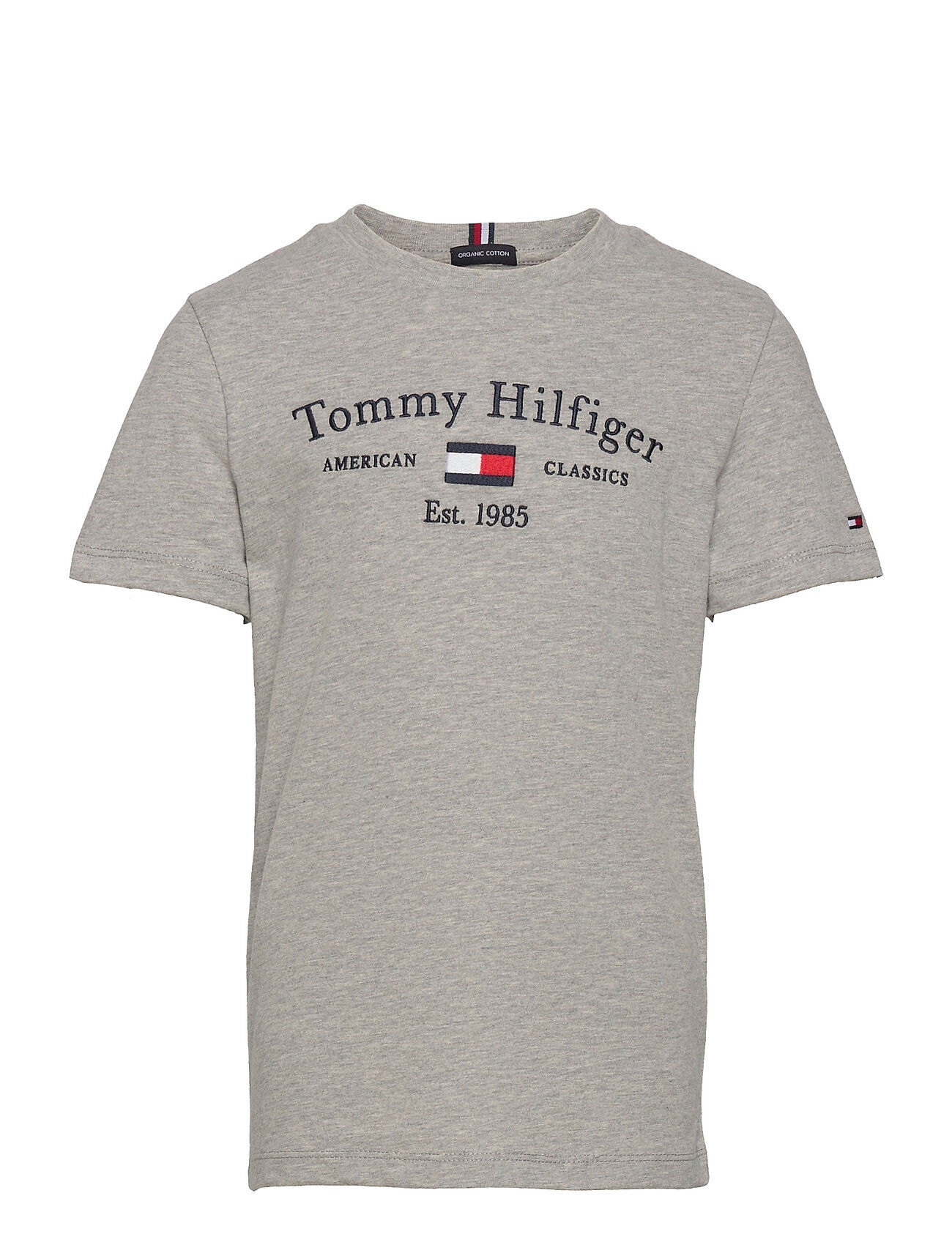 Tommy Hilfiger Th Artwork Tee S/S T-shirts Short-sleeved Grå Tommy Hilfiger