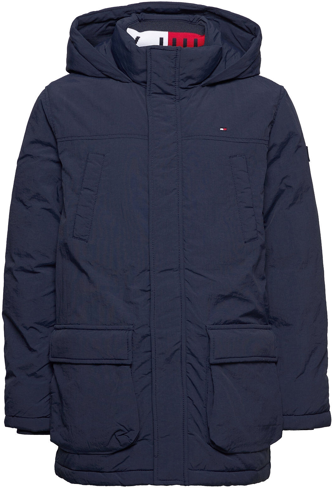 Tommy Hilfiger Essential Parka Parkas Jakke Blå Tommy Hilfiger