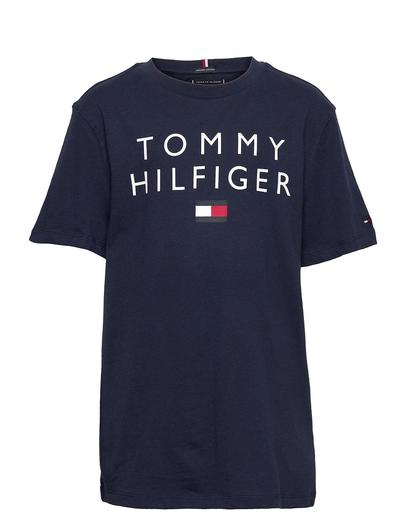 Tommy Hilfiger Th Logo Tee S/S T-shirts Short-sleeved Blå Tommy Hilfiger