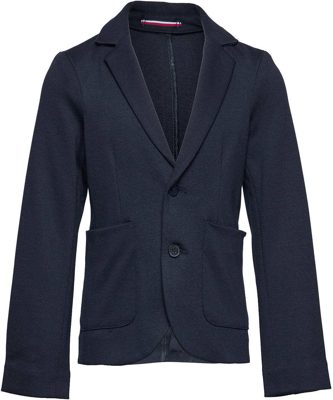 Tommy Hilfiger Comfort Pique Jersey Blazer Blazer Blå Tommy Hilfiger