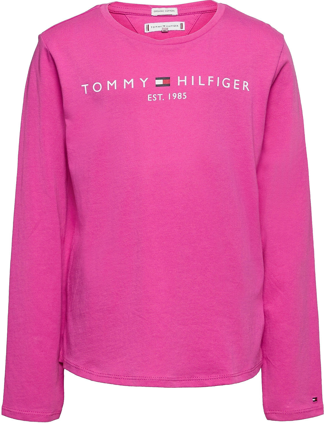 Tommy Hilfiger Essential Tee L/S T-shirts Long-sleeved T-shirts Rosa Tommy Hilfiger