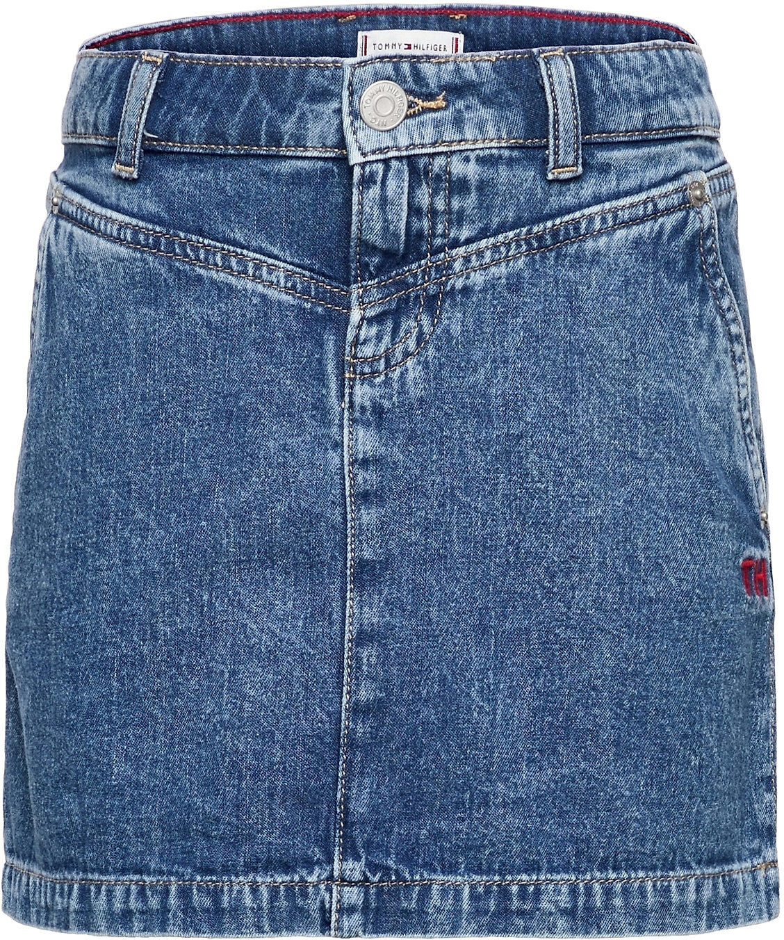 Tommy Hilfiger Denim Skirt Skjørt Blå Tommy Hilfiger