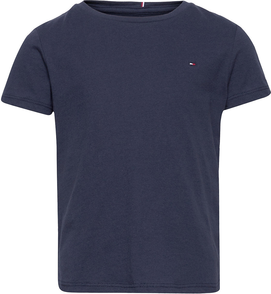 Tommy Hilfiger Essential Knit Top S/S T-shirts Short-sleeved Blå Tommy Hilfiger