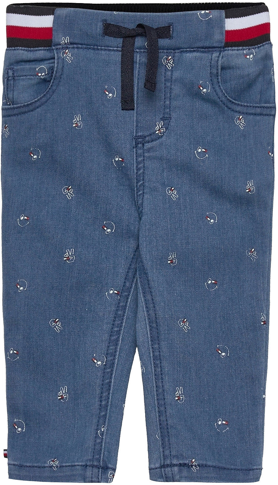 Tommy Hilfiger Baby Critter Denim Pant Jeans Straight Jeans Blå Tommy Hilfiger