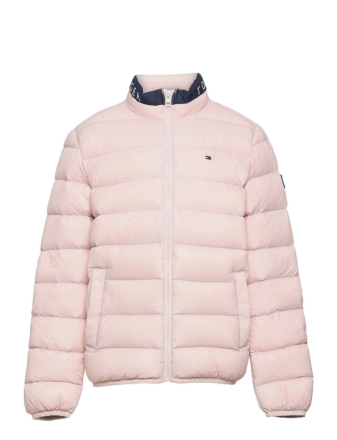 Tommy Hilfiger Unisex Light Down Jacket Fôret Jakke Rosa Tommy Hilfiger