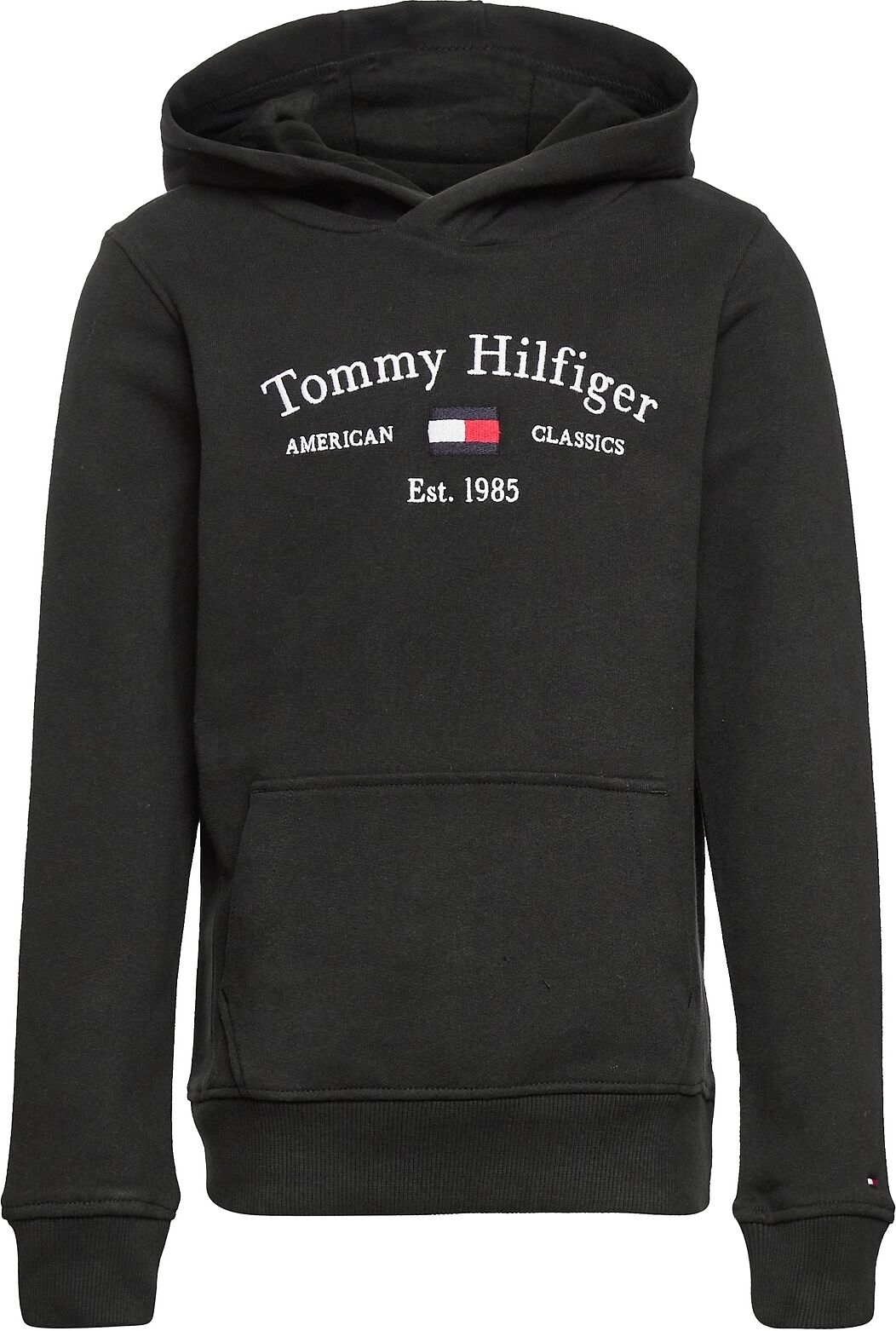 Tommy Hilfiger Th Artwork Hoodie Hettegenser Genser Svart Tommy Hilfiger