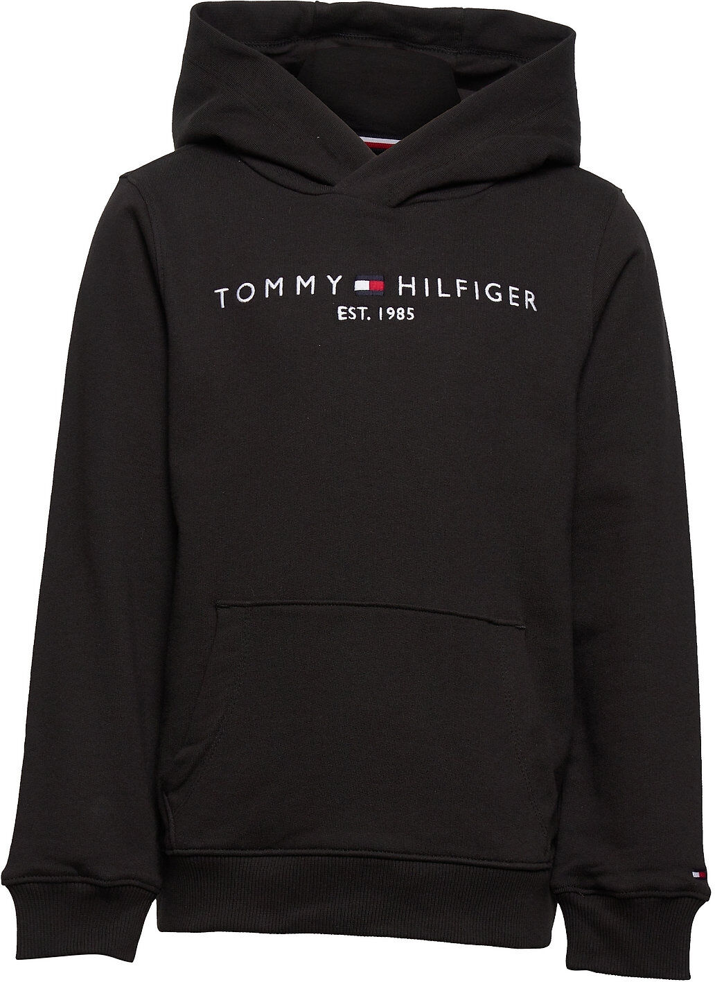 Tommy Hilfiger Essential Hoodie Hettegenser Genser Svart Tommy Hilfiger