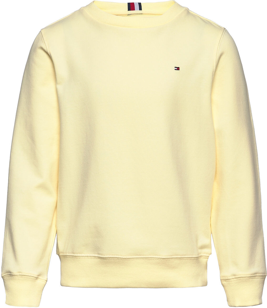 Tommy Hilfiger Solid Sweatshirt Sweat-shirt Genser Gul Tommy Hilfiger